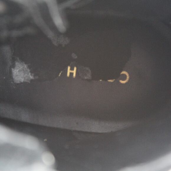 Cole Haan Grand Booties Womens 9.5 Black Leather Perforated Ankle Boots Comfort - Picture 10 of 13